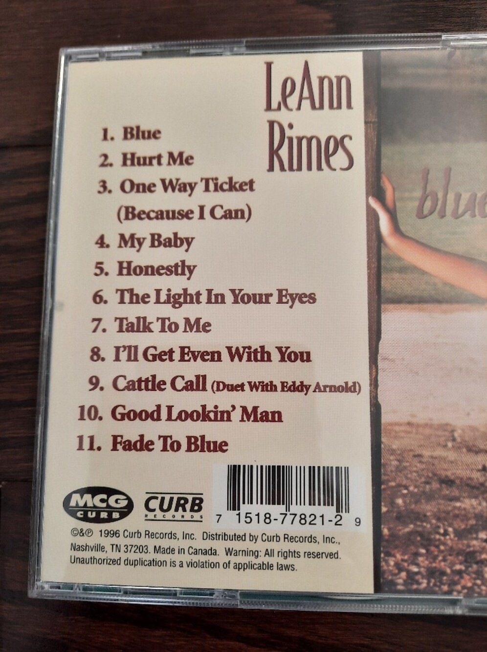 LeAnn Rimes Blue CD - Picture 3 of 3